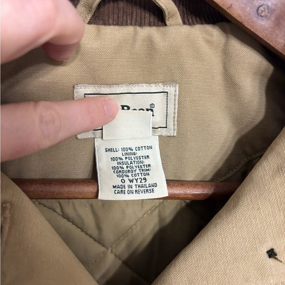Vintage L.L. bean Barn Chore Jacket in tan. Women’s size XS Petite - Picture 7 of 12